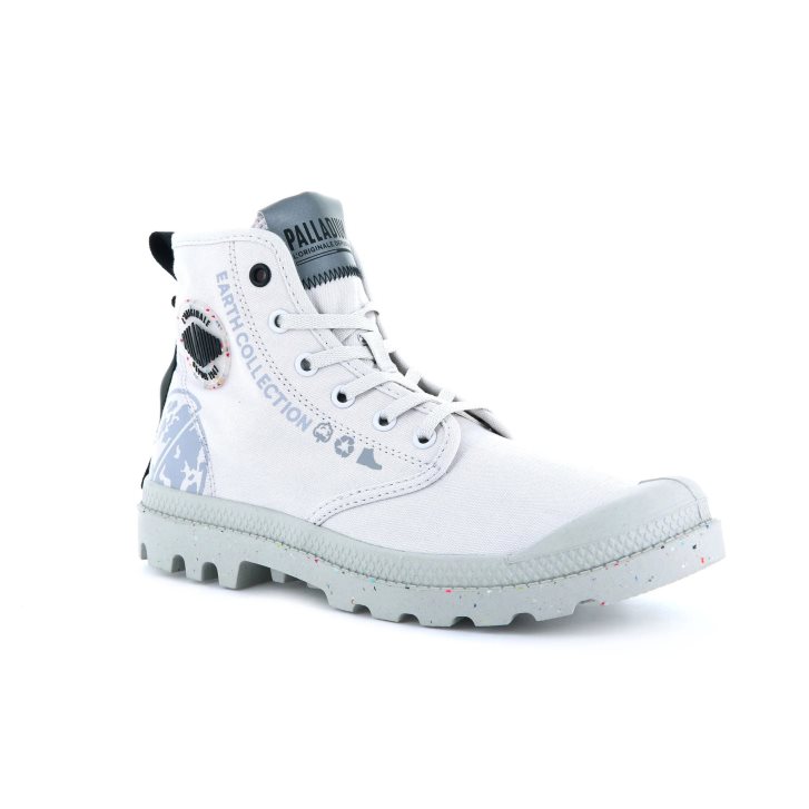 Palladium Pampa Organic Metro Laarzen Dames Wit | NL 62HYEWU